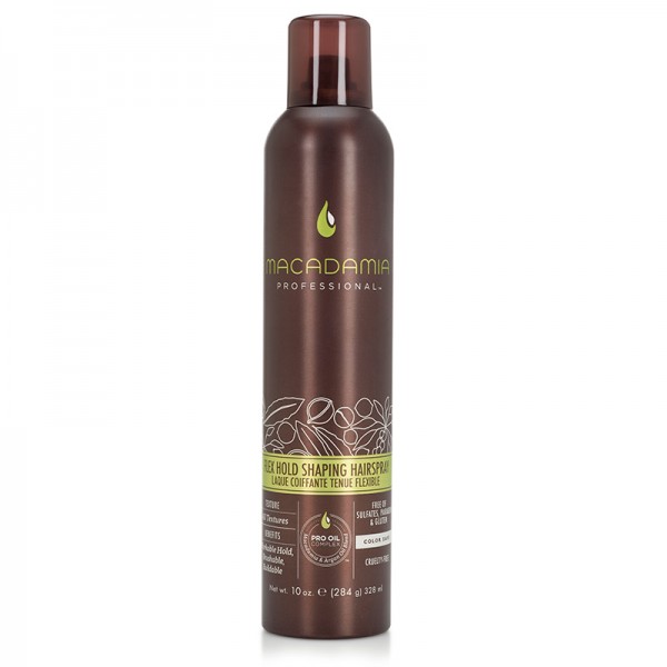 Vidutinės fiksacijos plaukų lakas “Macadamia Flex Hold Shaping Hairspray”
