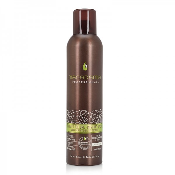 Plaukų lakas netvarkingų plaukų šukuosenoms formuoti “Macadamia Tousled Texture Finishing Spray”