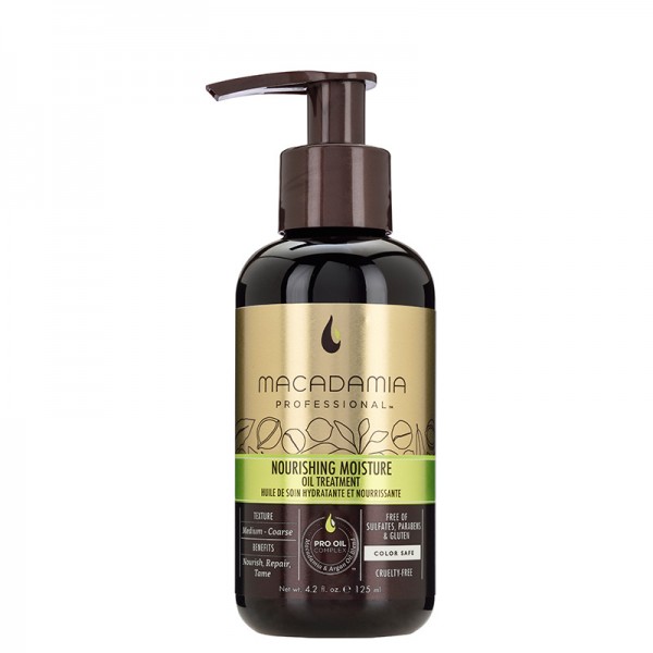 Maitinamasis, drėkinamasis aliejus sausiems plaukams “Macadamia Nourishing Moisture Oil Treatment”