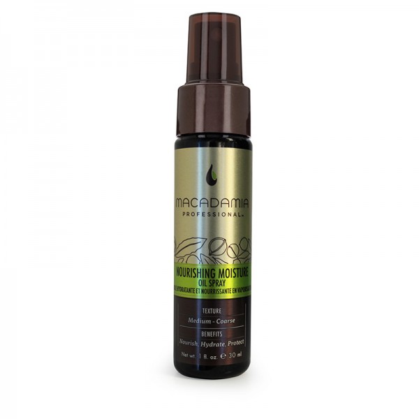 Maitinamasis, drėkinamasis purškiamas aliejus sausiems plaukams, 30 ml