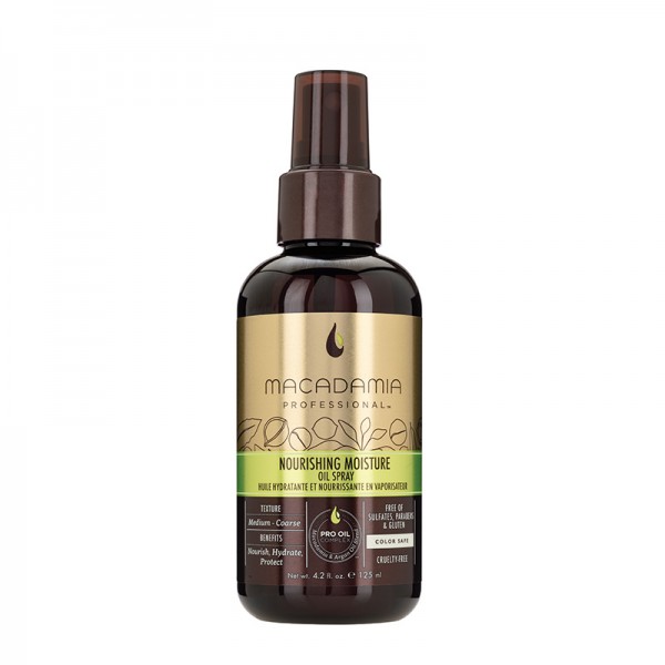 Maitinamasis, drėkinamasis purškiamas aliejus sausiems plaukams “Macadamia Nourishing Moisture Oil Spray”