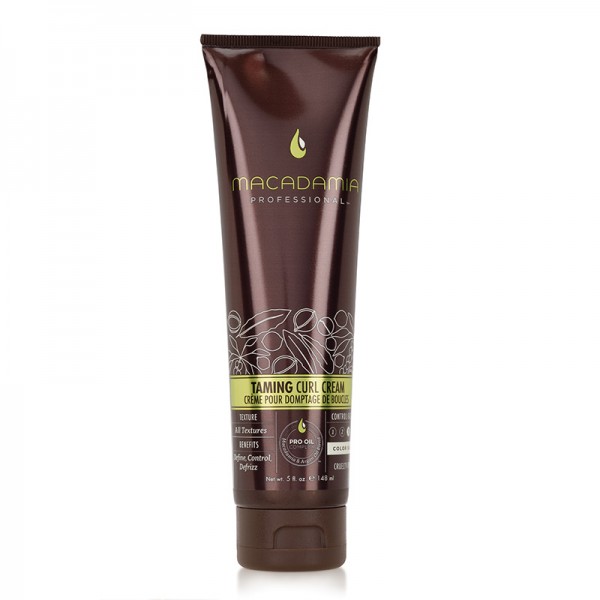 Garbanų formavimo kremas nepaklusniems plaukams “Macadamia Taming Curl Cream”