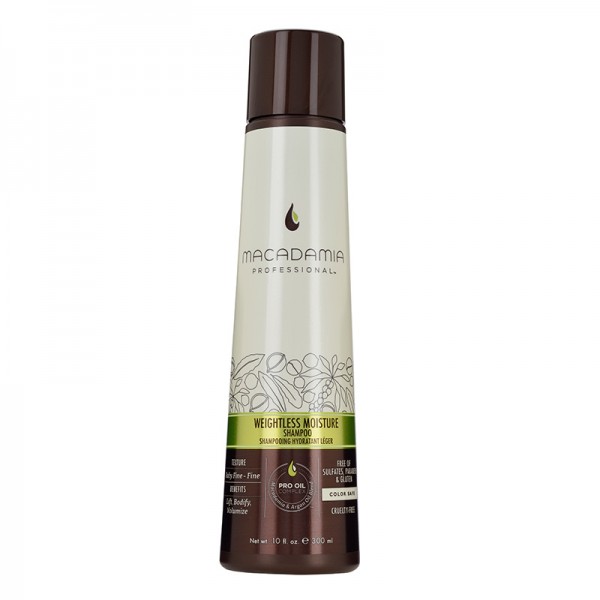 Neapsunkinantis plaukų drėkinamasis šampūnas “Macadamia Weightless Moisture Shampoo”