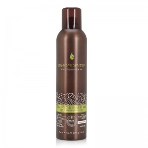 Plaukų lakas netvarkingų plaukų šukuosenoms formuoti "Macadamia Tousled Texture Finishing Spray"